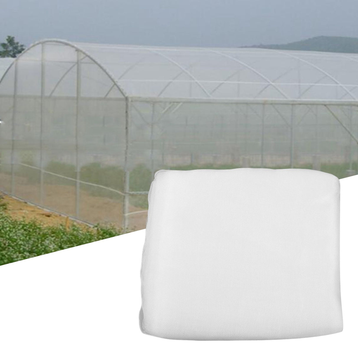 Fruit Vegetable Insect Proof Net 60 Mesh Thickened Agricultural Plant Cover for Garden Greenhouse2 X 10m