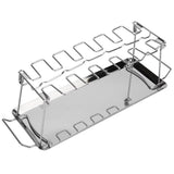 Chicken Wing Leg Rack with Bakeware Vertical Chicken Leg Grill for Barbecue Accessories
