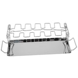 Chicken Wing Leg Rack with Bakeware Vertical Chicken Leg Grill for Barbecue Accessories