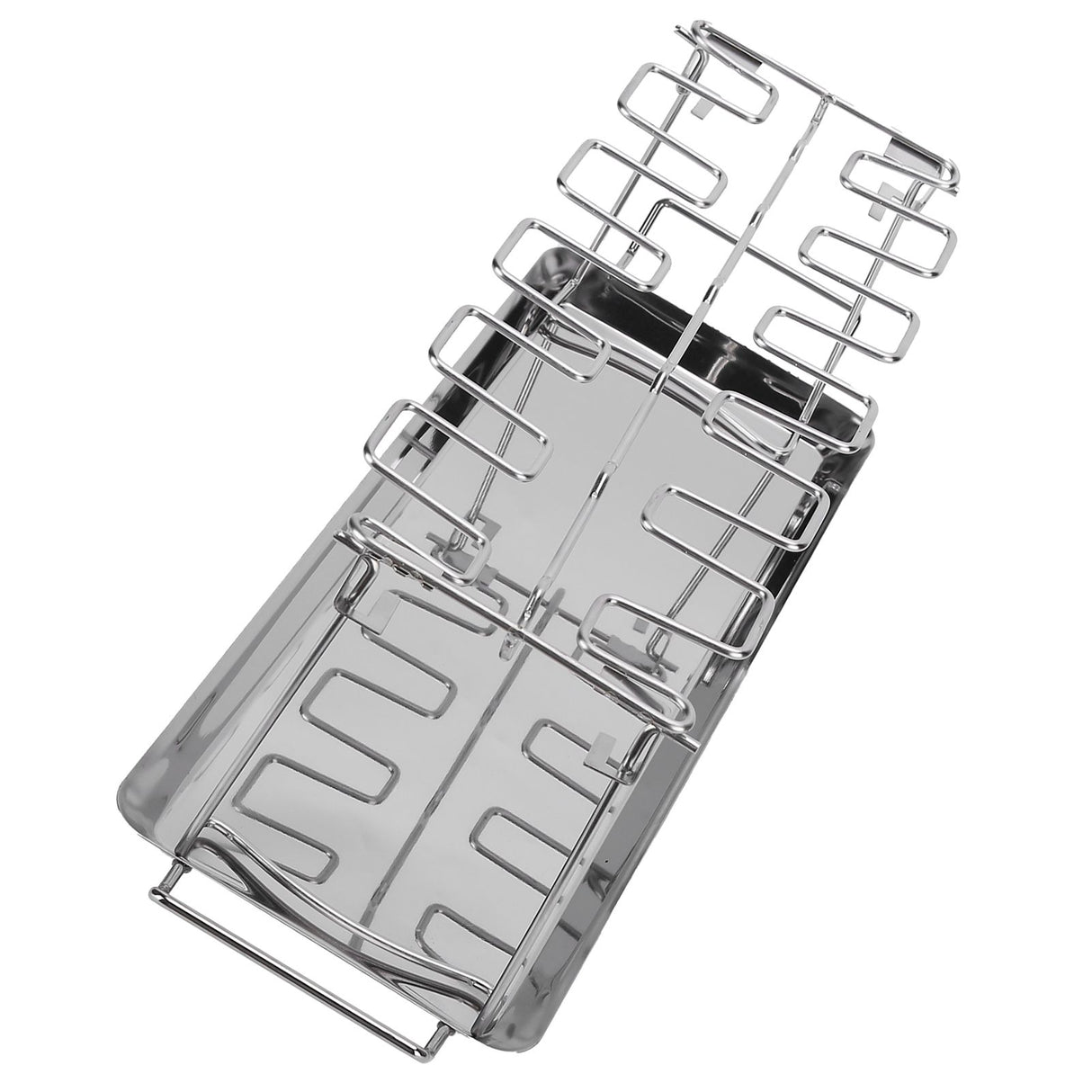 Chicken Wing Leg Rack with Bakeware Vertical Chicken Leg Grill for Barbecue Accessories