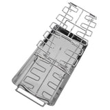 Chicken Wing Leg Rack with Bakeware Vertical Chicken Leg Grill for Barbecue Accessories - Low Angle