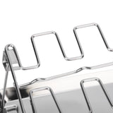 Chicken Wing Leg Rack with Bakeware Vertical Chicken Leg Grill for Barbecue Accessories