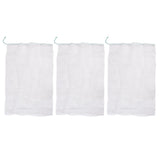 3Pcs Garden Plant Netting with Green Drawstring Potted Plant Fruit Tree Protector Insect Birds Prevention105x140cm / 41.3x55.1in
