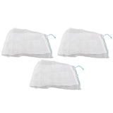 3Pcs Garden Plant Netting with Green Drawstring Potted Plant Fruit Tree Protector Insect Birds Prevention105x140cm / 41.3x55.1in