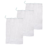 3Pcs Garden Plant Netting with Green Drawstring Potted Plant Fruit Tree Protector Insect Birds Prevention105x140cm / 41.3x55.1in