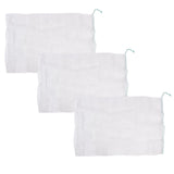 3Pcs Garden Plant Netting with Green Drawstring Potted Plant Fruit Tree Protector Insect Birds Prevention105x140cm / 41.3x55.1in - Rear View