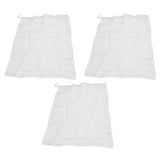 3Pcs Garden Plant Netting with Green Drawstring Potted Plant Fruit Tree Protector Insect Birds Prevention105x140cm / 41.3x55.1in - Extra Image