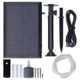 IP65 5.5V 1.5W Oxygen Pump Kit Solar Charging Air Aeration Pump for Aquarium Fish Tank Aquaculture Pool