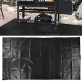 Fireproof Washable Barbecue Mat Reusable Foldable Lawn Protector for Outdoor Camping Garden39x72in