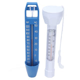 Floating Pool Thermometer Set Multi Unit Durable Waterproof Water Thermometer with Lanyard - Top-Down View