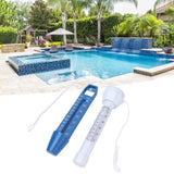 Floating Pool Thermometer Set Multi Unit Durable Waterproof Water Thermometer with Lanyard