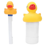 2Pcs Water Thermometer Set High Temperature Resistant Pool Chlorine Dispenser for Pond Swimming Pool - 45-Degree Angle