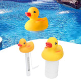 2Pcs Water Thermometer Set High Temperature Resistant Pool Chlorine Dispenser for Pond Swimming Pool - Extra Image