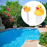 2Pcs Water Thermometer Set High Temperature Resistant Pool Chlorine Dispenser for Pond Swimming Pool