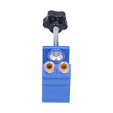 15° Oblique Hole Locator Positioner Woodworking Hole Jig Dowel Drill Kit Carpentry AccessoryBlue