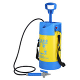 5L Pressure Sprayer with Pressure Relief Valve 2 Port Portable Garden Lawn Sprayer for Watering