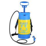 5L Pressure Sprayer with Pressure Relief Valve 2 Port Portable Garden Lawn Sprayer for Watering - Top-Down View