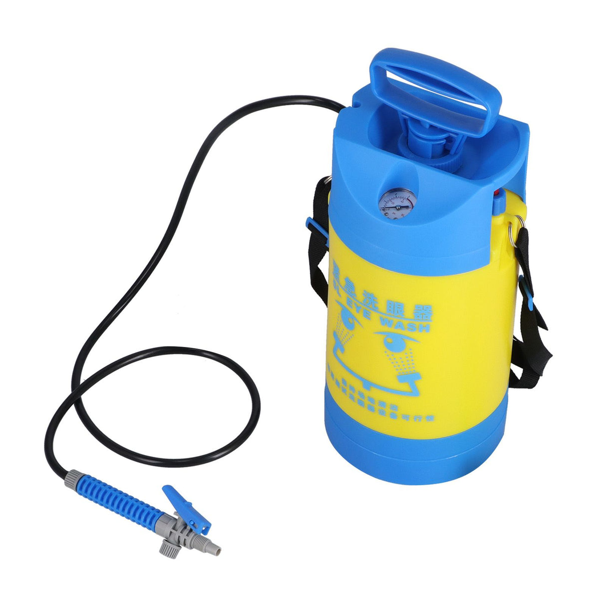 5L Pressure Sprayer with Pressure Relief Valve 2 Port Portable Garden Lawn Sprayer for Watering