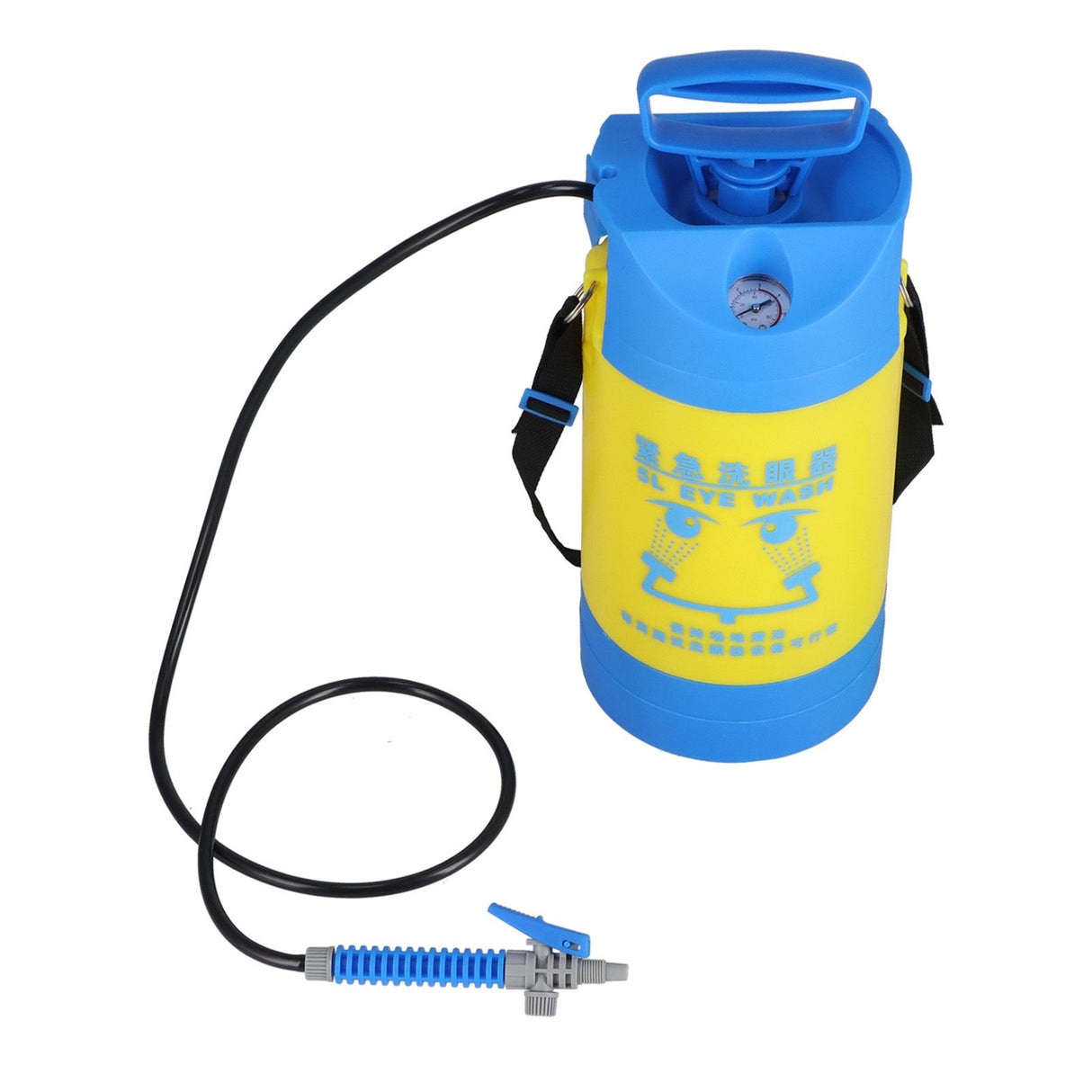 5L Pressure Sprayer with Pressure Relief Valve 2 Port Portable Garden Lawn Sprayer for Watering