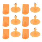 100Set Livestock Ear Tag Kit Plastic Farm Animal Ear Label Tag for Sheep Goats Cattle Cows Pigs