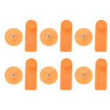 100Set Livestock Ear Tag Kit Plastic Farm Animal Ear Label Tag for Sheep Goats Cattle Cows Pigs - 45-Degree Angle