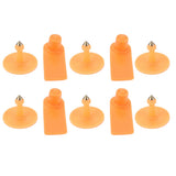 100Set Livestock Ear Tag Kit Plastic Farm Animal Ear Label Tag for Sheep Goats Cattle Cows Pigs - Close-Up Angle