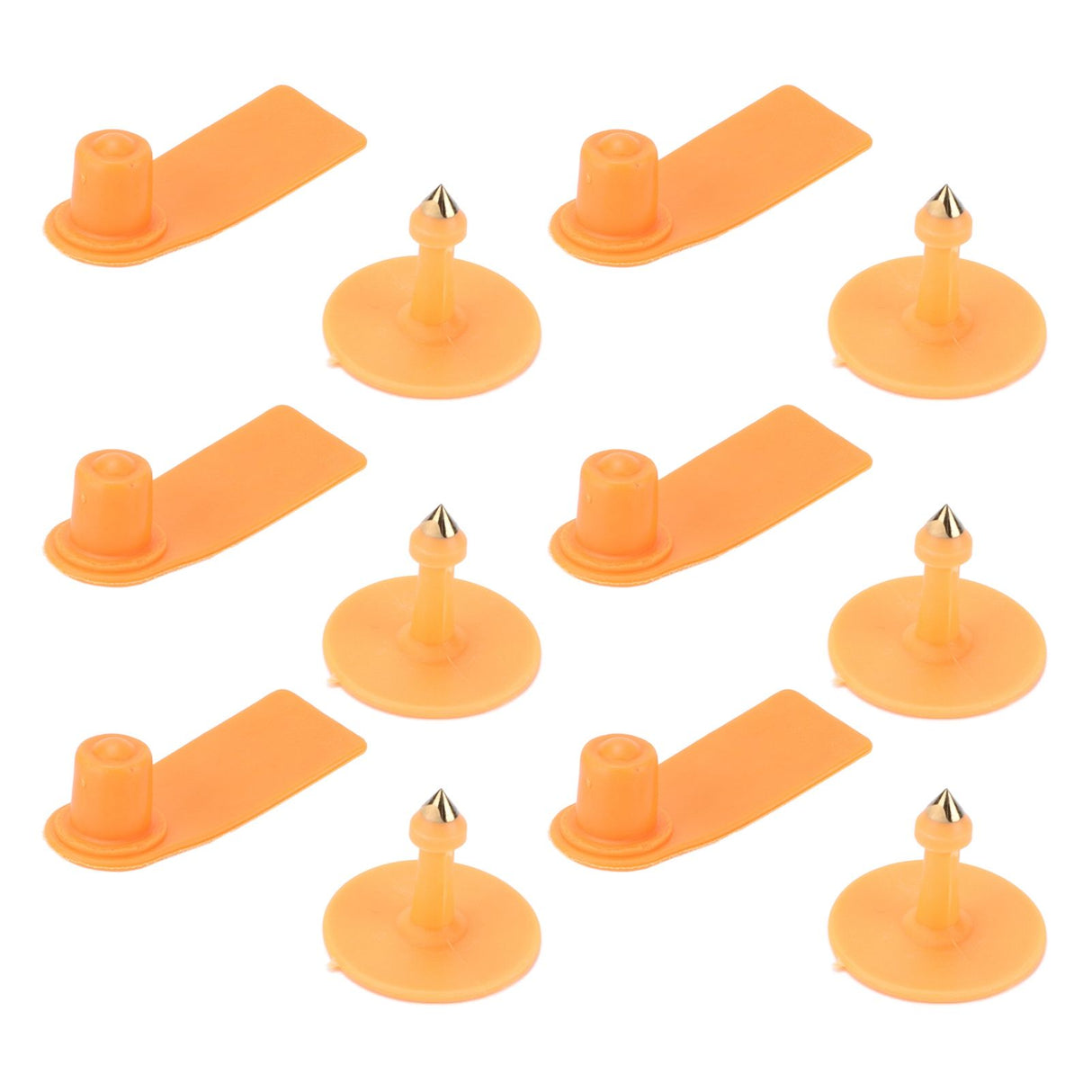 100Set Livestock Ear Tag Kit Plastic Farm Animal Ear Label Tag for Sheep Goats Cattle Cows Pigs
