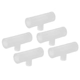 20Pcs Chicken Tee Tube Durable Leak Proof Drill Free Chicken Waterer Tee Fitting for Breeding IndustryG1/2 Tee Tube