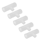 20Pcs Chicken Tee Tube Durable Leak Proof Drill Free Chicken Waterer Tee Fitting for Breeding IndustryG1/2 Tee Tube