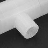20Pcs Chicken Tee Tube Durable Leak Proof Drill Free Chicken Waterer Tee Fitting for Breeding IndustryG1/2 Tee Tube - Extra Image