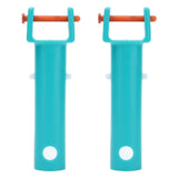2Pcs Swimming Pool Handle ABS Pool Vacuum Head Handdle with Wide Application Easy to Install for Swimming Pool - Front View