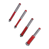 4Pcs/Set Woodworking Trimming Cutter Head with Bearing Straight Knife Woodworker Tool