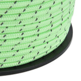 50m Reflective Nylon Rope 5mm Thickness Fluorescent Tent Canopy Rope Clothesline for Outdoor Camping