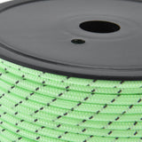 50m Reflective Nylon Rope 5mm Thickness Fluorescent Tent Canopy Rope Clothesline for Outdoor Camping