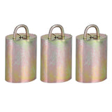 3Pcs Alloy Livestock Bell Thickened Anti Lost Sheep Bell for Cow Outdoor Stock FarmNo. 2 Bell