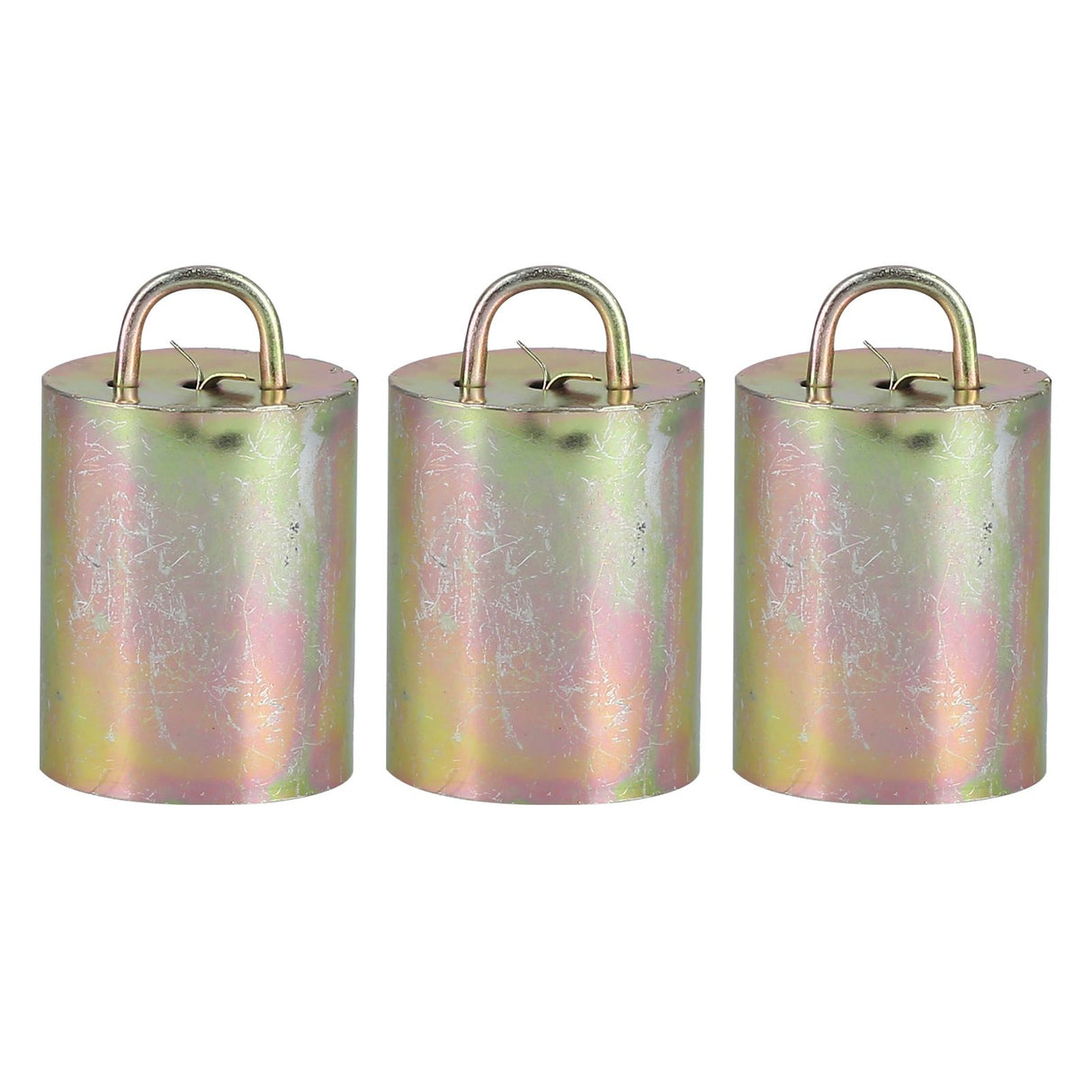 3Pcs Alloy Livestock Bell Thickened Anti Lost Sheep Bell for Cow Outdoor Stock FarmNo. 3 Bell