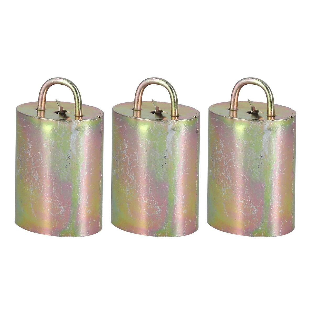 3Pcs Alloy Livestock Bell Thickened Anti Lost Sheep Bell for Cow Outdoor Stock FarmNo. 3 Bell