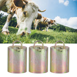 3Pcs Alloy Livestock Bell Thickened Anti Lost Sheep Bell for Cow Outdoor Stock FarmNo. 3 Bell - Extra Image