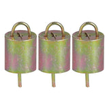 3Pcs Alloy Livestock Bell Thickened Anti Lost Sheep Bell for Cow Outdoor Stock FarmNo. 5 Bell - Close-Up Angle