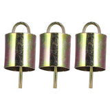 3Pcs Alloy Livestock Bell Thickened Anti Lost Sheep Bell for Cow Outdoor Stock FarmNo. 5 Bell