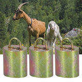 3Pcs Alloy Livestock Bell Thickened Anti Lost Sheep Bell for Cow Outdoor Stock FarmNo. 5 Bell