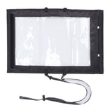 Transparent Map Storage Bag Waterproof Folding Storage Pouch for Outdoor Hiking Camping - Side View