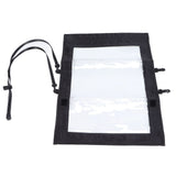 Transparent Map Storage Bag Waterproof Folding Storage Pouch for Outdoor Hiking Camping - Top-Down View