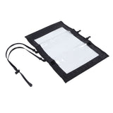 Transparent Map Storage Bag Waterproof Folding Storage Pouch for Outdoor Hiking Camping - Close-Up Angle