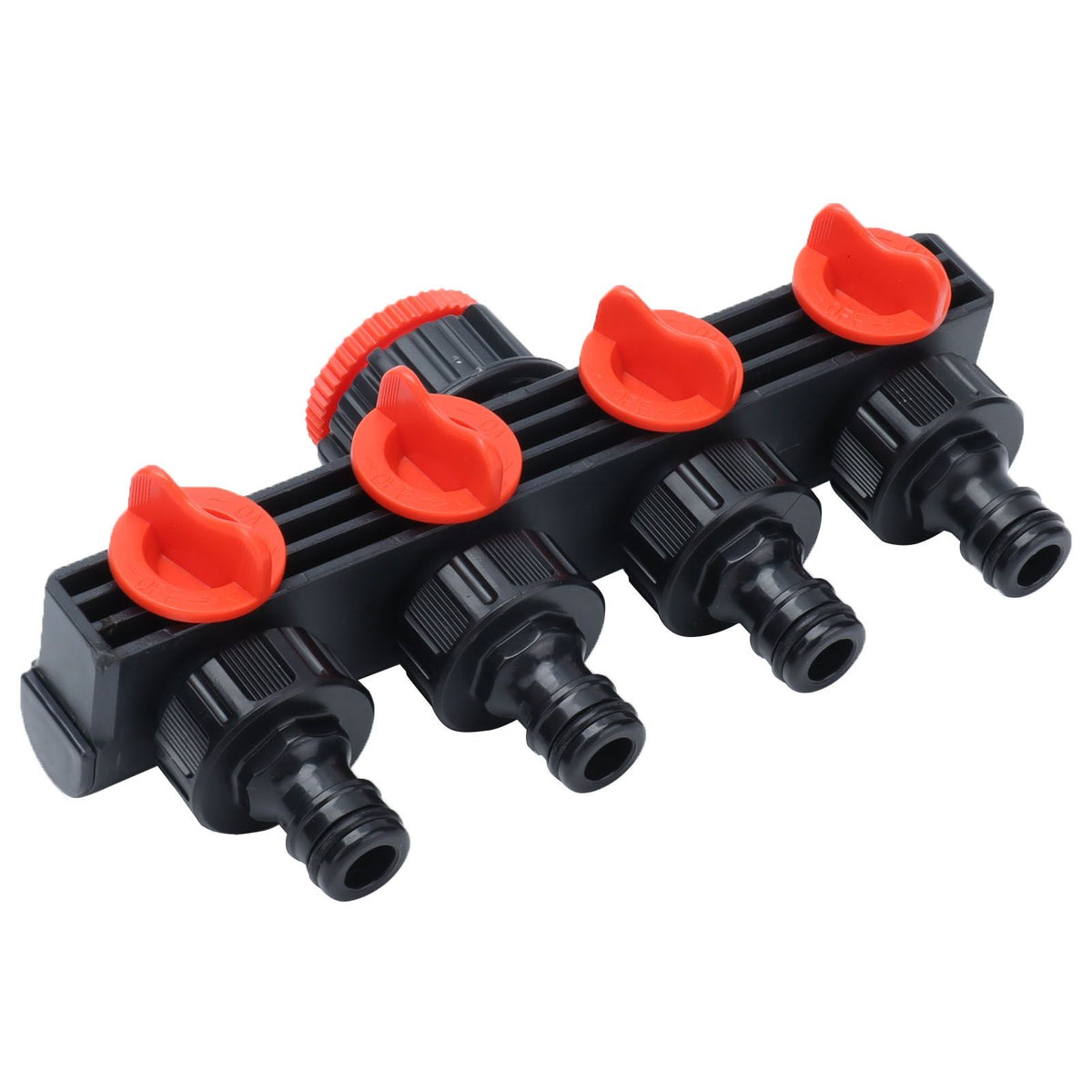 4 Way Tap Hose Connector Garden Hose Splitter Leakproof for Horticultural Agricultural Irrigation