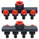 4 Way Tap Hose Connector Garden Hose Splitter Leakproof for Horticultural Agricultural Irrigation