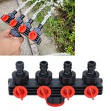 4 Way Tap Hose Connector Garden Hose Splitter Leakproof for Horticultural Agricultural Irrigation