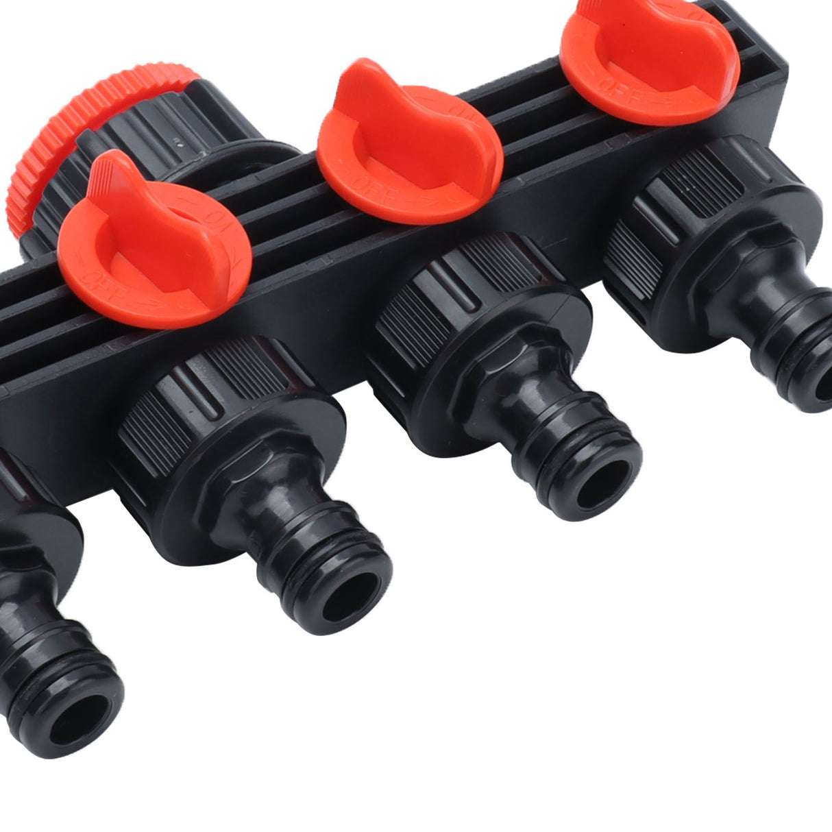 4 Way Tap Hose Connector Garden Hose Splitter Leakproof for Horticultural Agricultural Irrigation