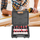 12Pcs Router Bits Kit High Speed Steel Woodworking Milling Cuter Set with Plastic Storage Box High Hardness for Wood Processing - Extra Image