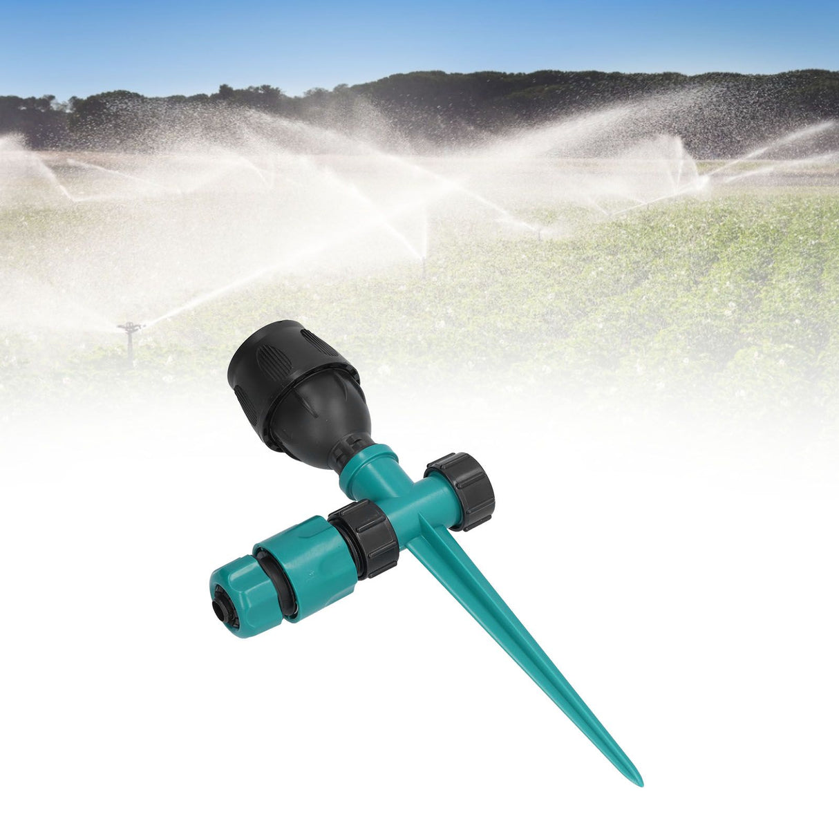 360 Degree Rotatable Lawn Sprinkler Gardening Sprayer Nozzle for Fruit Tree Bush Nursery
